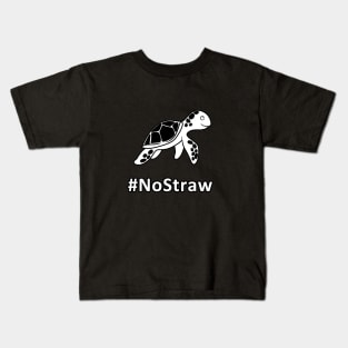 Turtle - No Straw Kids T-Shirt